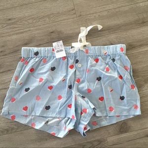 J Crew pajama shorts